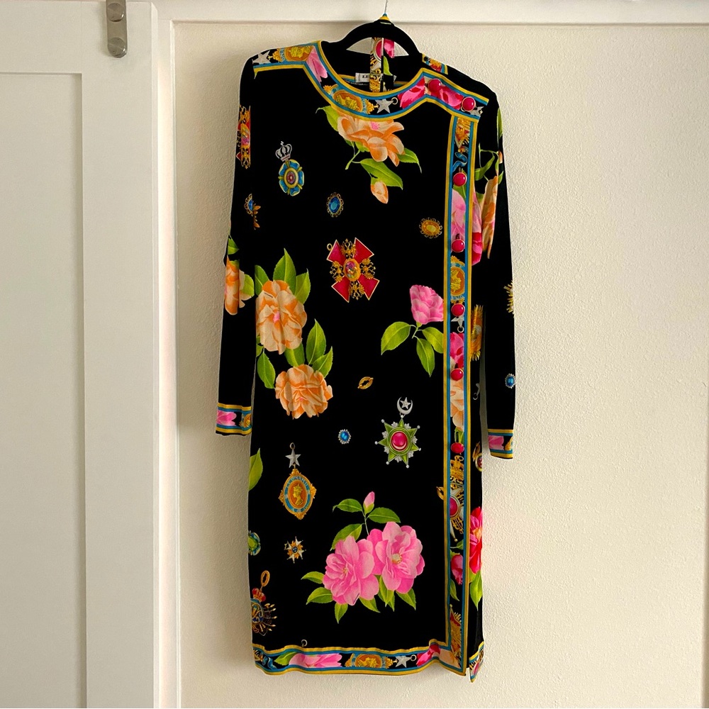 Silk Jersey LEONARD Paris Shift Dress